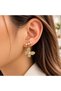 Pearl Detailed Butterfly Earrings - 2