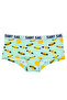 Planet Patterned Women's Boxer – Colorful Patterned Cotton Underwear