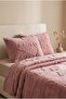 Bow Embossed Double Blanket |   Wellsoft Bedspread 230X250 cm |   2 Wellsoft Pillowcases - 2
