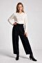 Pleated Polyviscon Trousers Lby0104 Black - 3