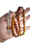 Original Squeeze Amber 9*12 mm Burnt Tumbled Prayer Beads Suitable for Daily Use - 5