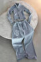 5 Star Y2K Tracksuit Set Gray - 2