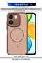 Honor X6e 4G 2026 SilkTouch Premium Matte Silicone Protective with Thin Magsafe Case Cover