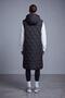 Women's Hooded Long Puffer Vest 15275 - 3