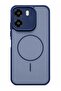 Honor X6e 4G 2026 SilkTouch Premium Matte Silicone Protective with Thin Magsafe Case Cover - 5