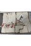 Tulip Patterned Organic Cotton Knitwear 5-Piece Baby Girl Hospital Discharge Set (0-3) Months - 3