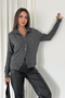Women's Stand Collar 12-Button Knitwear Cardigan - 4
