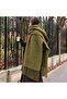Imported Puffy Cherry Scarf Shawl - Curled Scarf Shawl - Puffy Cherry Soft Shoulder Shawl - Khaki - 2
