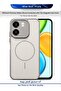 Honor X6e 4G 2026 SilkTouch Premium Matte Silicone Protective with Thin Magsafe Case Cover