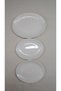 Plate House Porcelain Strato 3 Piece Oval Boat Plate Set 20-25cm - 2