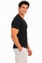 Men's V-Neck Short Sleeve Cotton Basic T-Shirt - Flexible Comfort Fit Breathable Casual Sports T-Shirt - 4