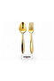 12 Piece Dessert Spoon Fork Set for 6 People Coral