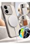 Honor X6e 4G 2026 SilkTouch Premium Matte Silicone Protective with Thin Magsafe Case Cover - 4