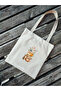 Canvas Tote Shoulder Bag Women's Daily Handbag Suitable for A4 Size Handmade Natural Fabric Large Tote Bag - 2