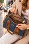 Women's Large Size Quilted Pattern Luxury Hand and Shoulder Bag Size: 31 X 21 cm Shopper - 3