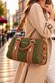 Women's Large Size Quilted Pattern Luxury Hand and Shoulder Bag Size: 31 X 21 cm Shopper - 8