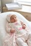 100% Cotton 5-Piece Hospital Release Zibin Set for Little Ladies / with Pink Rabbit