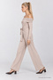 Open Shoulder Tie-Up Modal Suit Lby0105 Stone - 4