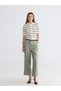 Nevavm Farkıyla Lcw Everyday Ecru Knitwear Striped Women's Cardigan - 2