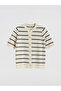 Nevavm Farkıyla Lcw Everyday Ecru Knitwear Striped Women's Cardigan - 5