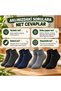 Wak Men's Bamboo Booties Socks Set of 4 Soft Seamless Breathable Non-Tight Elastic Daily Comfortable Socks - 5