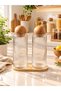 2-Piece Standable 1500 ml Food Jar with Ball Lid – with Label and Gift - 4