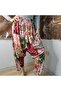 Authentic Village Salwar 100% Cotton Viscose Floral Patterned Comfortable Cut Women's Salwar with Net 36 Size 90 kg - 2