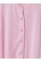Lcw Studio Pink Knitwear Plain Short Women's Cardigan with Nevavm Difference - 6