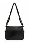 Sargın Women's Faux Leather Multi-Compartment Gold Zipper Daily Use Crossbody Bag - 5