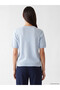 Alita City Lcw Everyday Blue Knitwear Plain Women's Cardigan with a Difference - 4