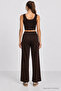 3-Piece Modal Top and Bottom Set Lby0101 Brown - 6