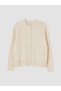 Two Mt Shop Quality Lcw Everyday Beige Knitwear Plain Short Women's Cardigan - 5