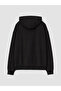 Two Mt Shop Quality Lcw Kids Black Interlock Plain Loose & Baggy Girls' Zip-Up Sweatshirt - 3