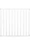 Indoor/ Outdoor Extendable No Trip Gate-for Stairs Doorways, Mesh Safety Gate for Baby / Infant / Toddlers | 60-107cm- Metal (White)