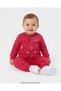 Baby Girl Winter 3-Strand Ribbon Ear Detail Set, 6-9-12-18-24 Months, 2-Piece Stylish Set