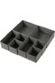 Foldable Fabric Storage Bins, Clothes Organizer Boxes, Storage Boxes for Storing Socks, Under - 3
