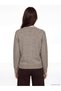 Alita City Farkıyla Lcw Everyday Brown Oval Collar Women's Knitwear Sweater - 5