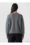 Alita City Farkıyla Lcw Everyday Gray V-Neck Women's Knitwear Sweater - 4