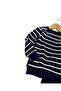 Boys' Striped 1-2-3-4 Years Old Winter 3 Threaded Ribbed 2-Piece Top and Bottom Tracksuit Set - 3