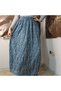 Elastic Waist, Vibrant Colored Patterned Viscose Printed Fabric Maxi Skirt, Prayer Skirt, Size 38, 100 kg - 2