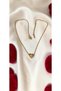 Gold Color -M- Letter Heart Detailed Minimal Thin Chain Steel Necklace -Tarnish Resistant-45Cm