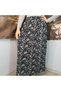 Elastic Waist, Vibrant Colored Patterned Viscose Printed Fabric Maxi Skirt, Prayer Skirt, Size 36, 90 kg - 3
