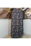 Elastic Waist, Vibrant Colored Patterned Viscose Printed Fabric Maxi Skirt, Prayer Skirt, Size 38, 100 kg - 4