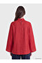 Alita City Lcw Modest Red Straight Collar Long Sleeve Women's Blouse with a Difference - 4