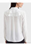 Two Mt Shop Quality Lcw Everyday White Plain Shirt Collar Long Sleeve Women's Blouse - 4