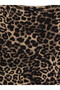 Two Mt Shop Quality Lcw Everyday Brown Combed Cotton Leopard Oval Neck Long Sleeve Women's Blouse - 6
