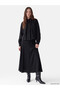 Alita City Lcw Modest Black Poplin Plain Judge Collar Long Sleeve Women's Blouse with a Difference - 2