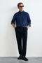Drew Men's Basic Shirt Regular Fit Dark Blue - 2