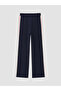 Two Mt Shop Quality Lcw Everyday Navy Blue Diving Fabric Plain Standard & Regular Women's Sweatpants - 2