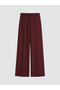Two Mt Shop Quality Natuvera Burgundy Interlock Plain Standard & Regular Women's Sweatpants - 5